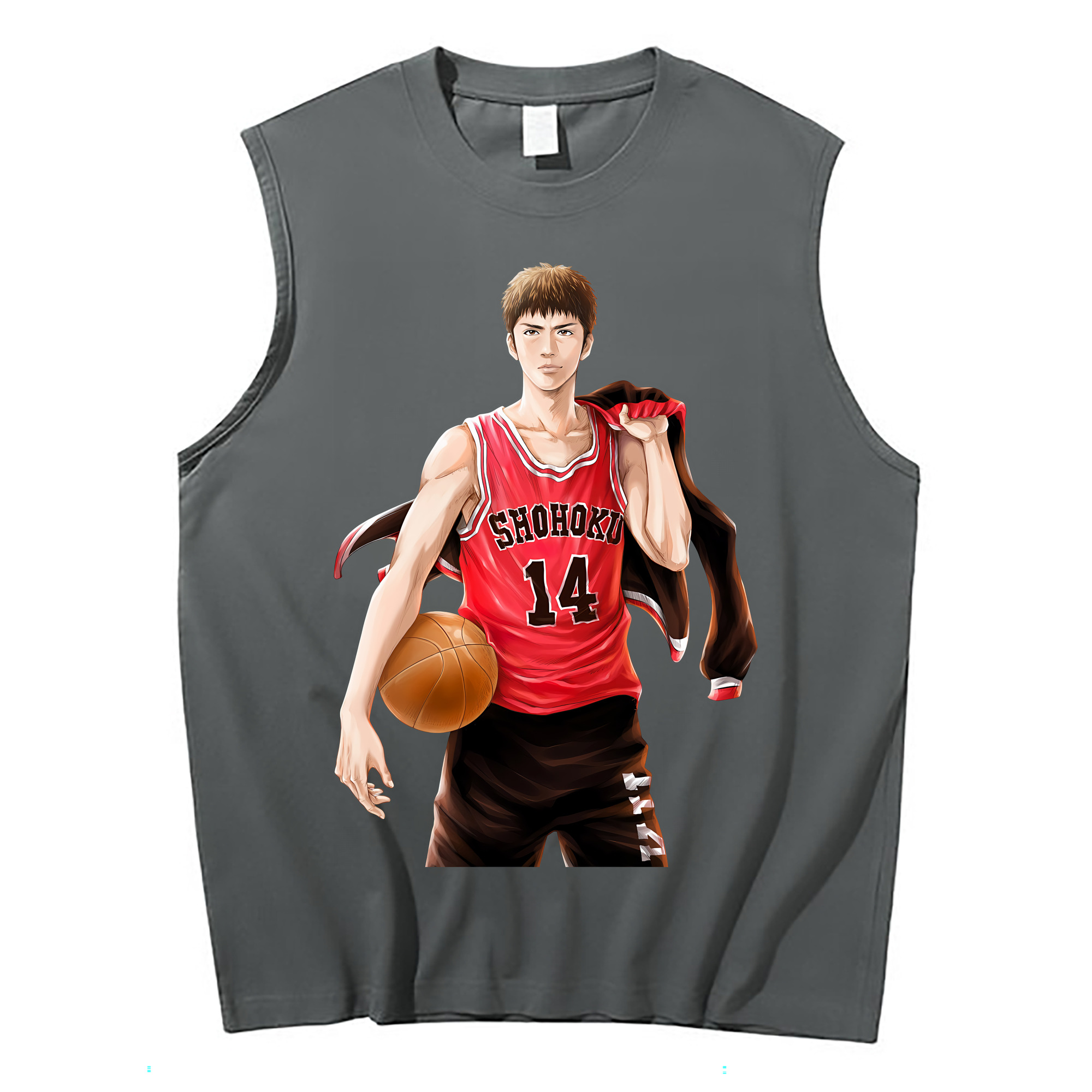 （画像用） SLAM DUNK／スラムダンク コットン100％タンクトップ（フロントプリント）